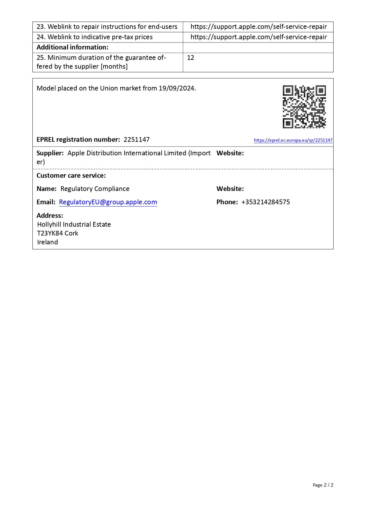 Ficha de producto