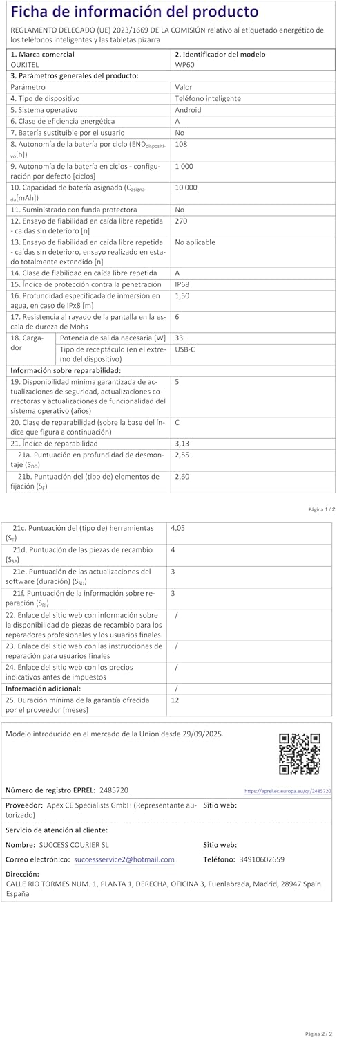 Fiche produit
