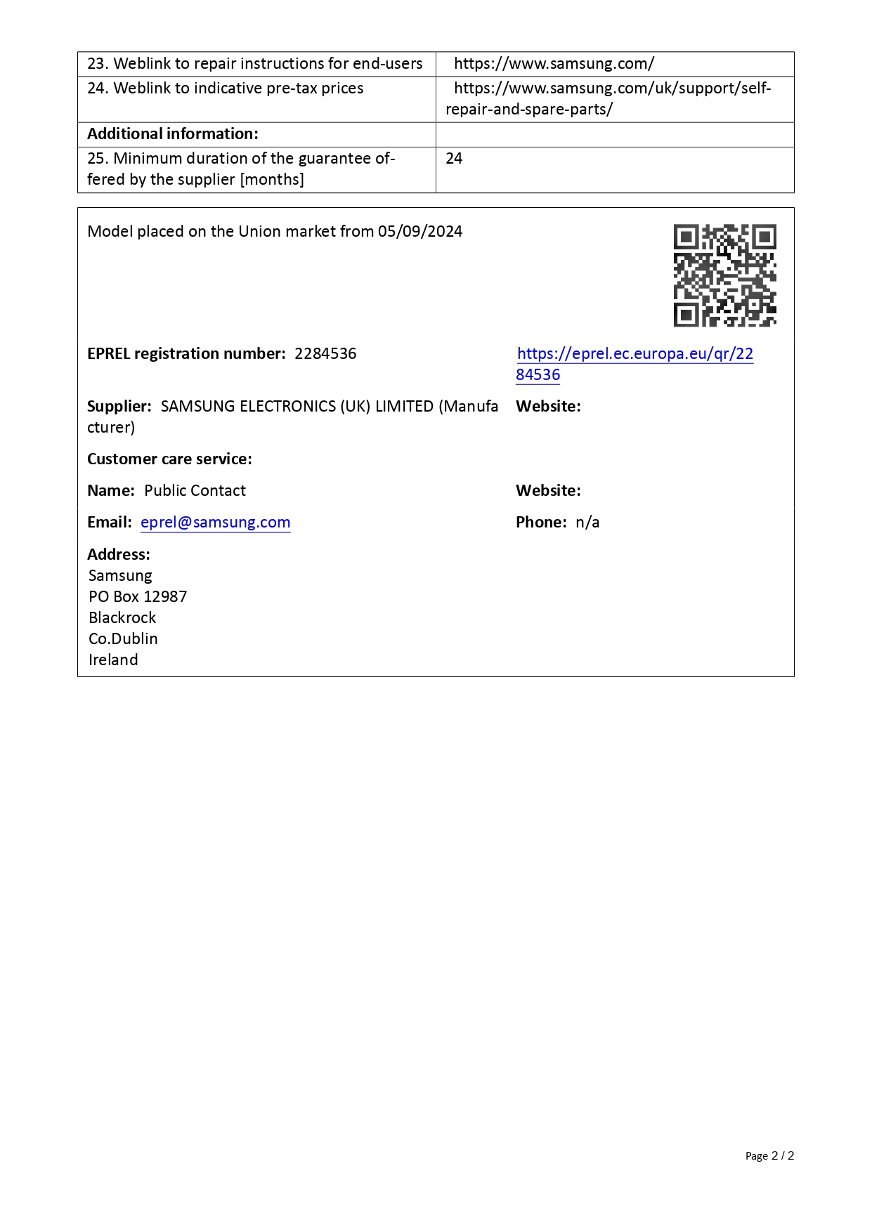 Ficha de producto