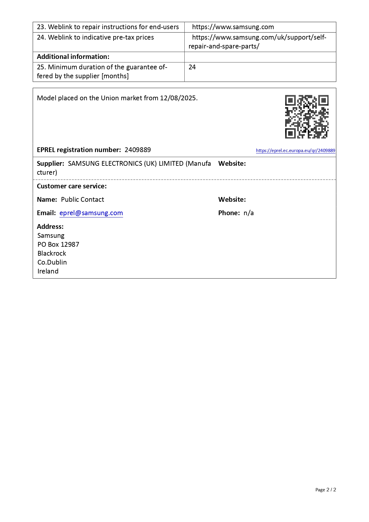Ficha de producto
