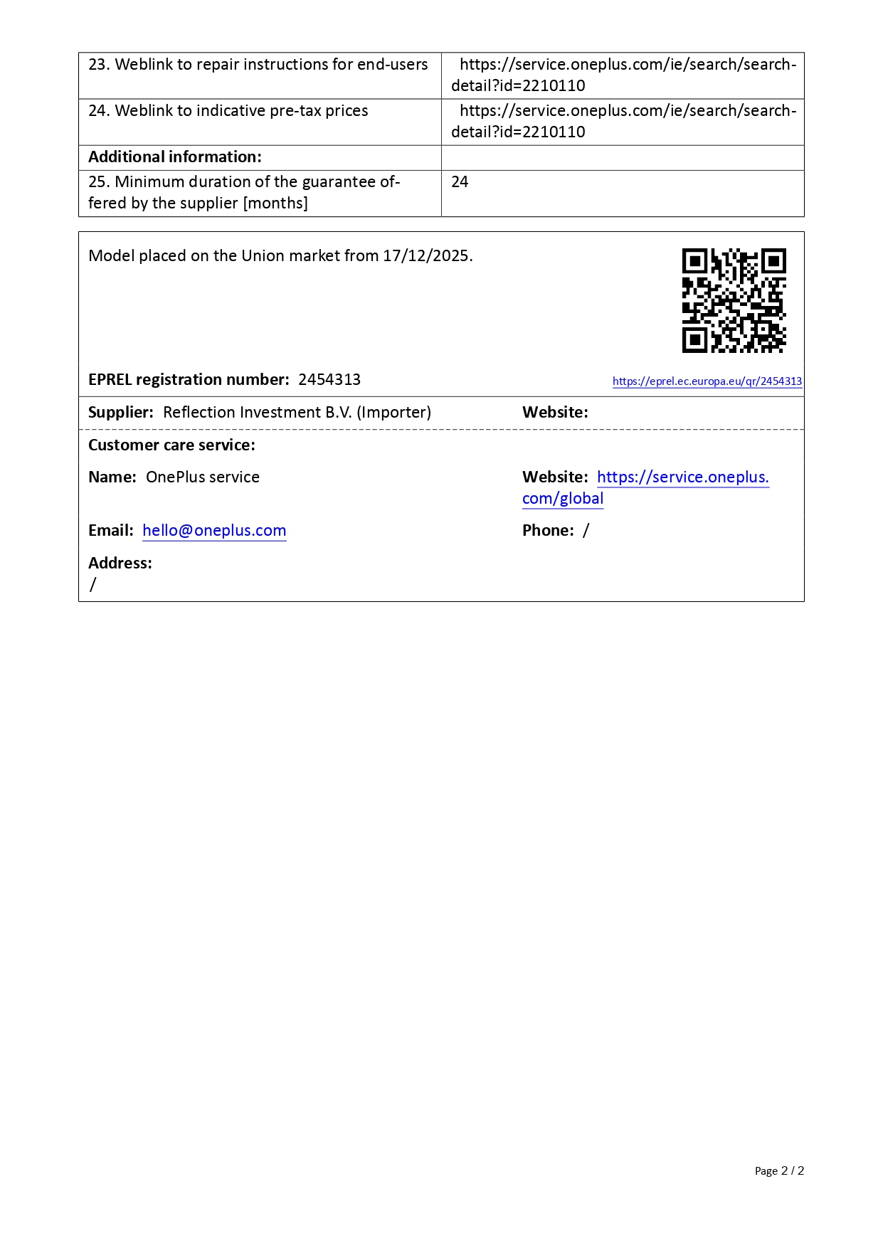 Ficha de producto