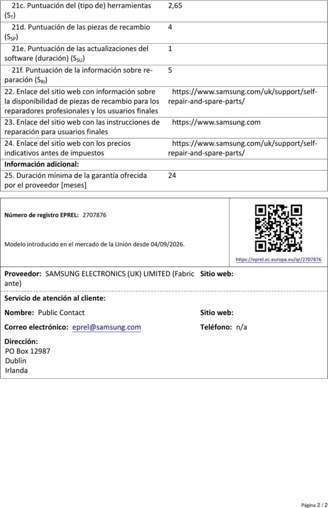 Produktdatenblatt